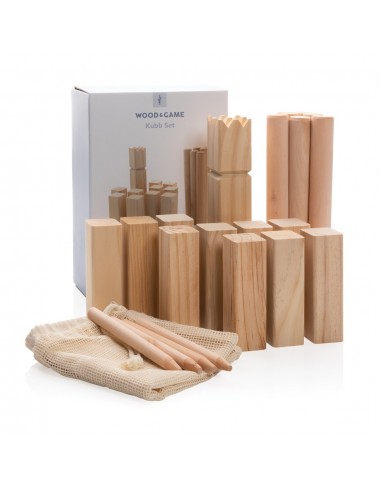 Juego kubb de madera