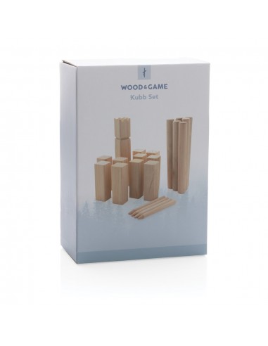 Juego kubb de madera