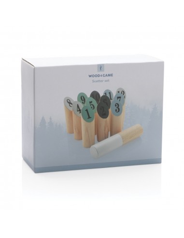 Juego scatter de madera