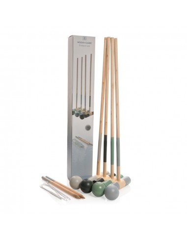 Juego croquet de madera