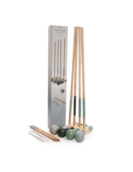 Juego croquet de madera