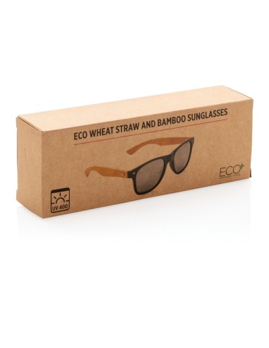 Gafas de sol de paja y bambú de trigo
