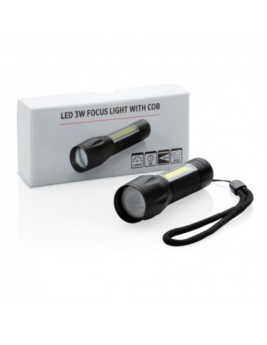 Linterna focus LED 3W con COB
