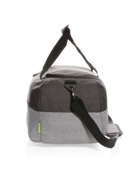 Bolsa de fin de semana Duo color RPET RFID sin PVC