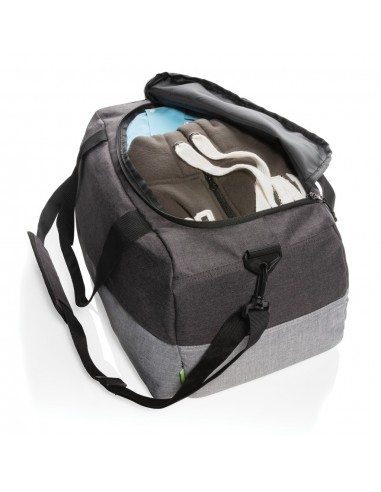 Bolsa de fin de semana Duo color RPET RFID sin PVC