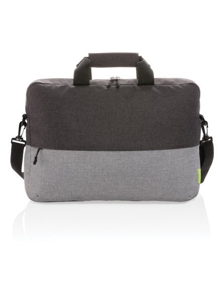 Maletín RFID para portátil 15.6" Duo color RPET sin PVC