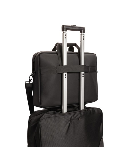 Maletín para portátil Swiss Peak de piel vegana sin PVC