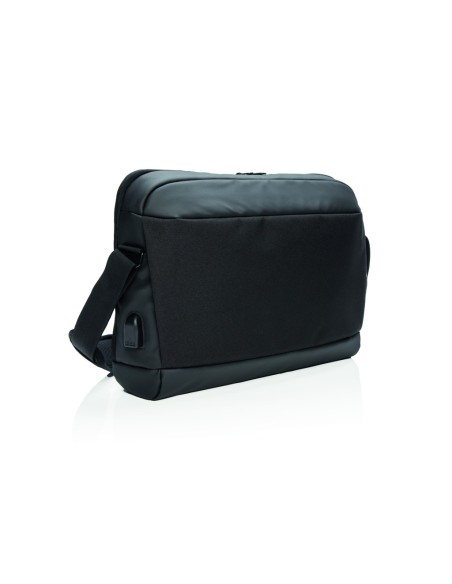 Maletín Madrid para portátil 15.6" USB y RFID sin PVC