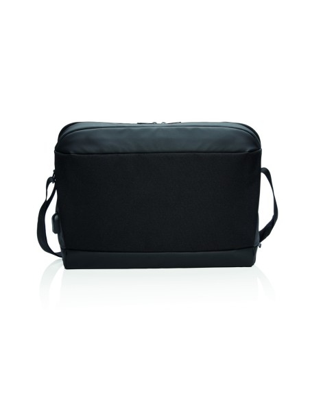 Maletín Madrid para portátil 15.6" USB y RFID sin PVC