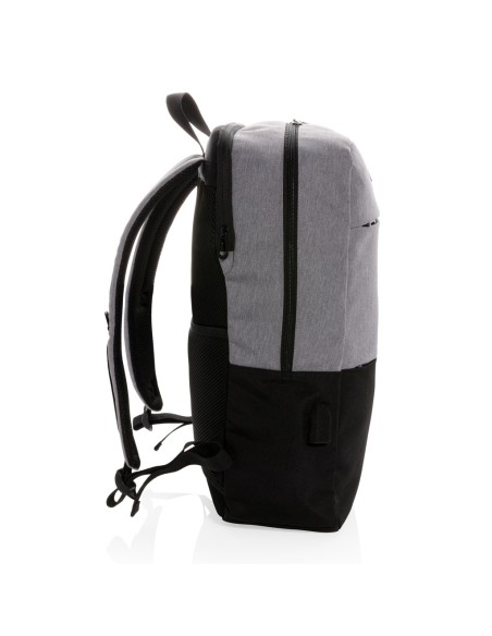Moderna mochila portátil de 15.6" USB y RFID sin PVC