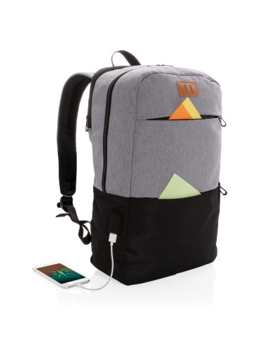 Moderna mochila portátil de 15.6" USB y RFID...