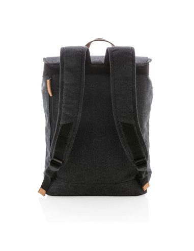 Mochila para portátil de lona sin PVC