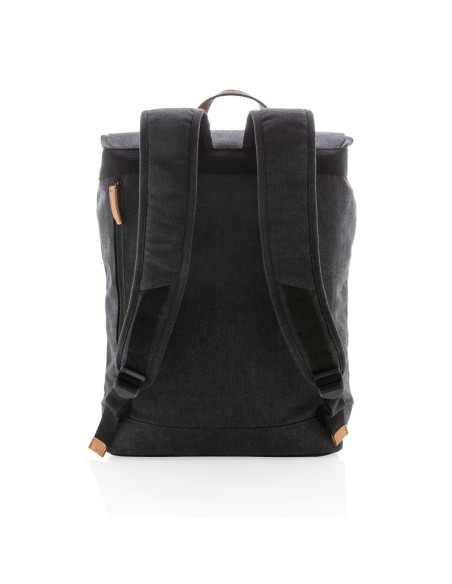 Mochila para portátil de lona sin PVC