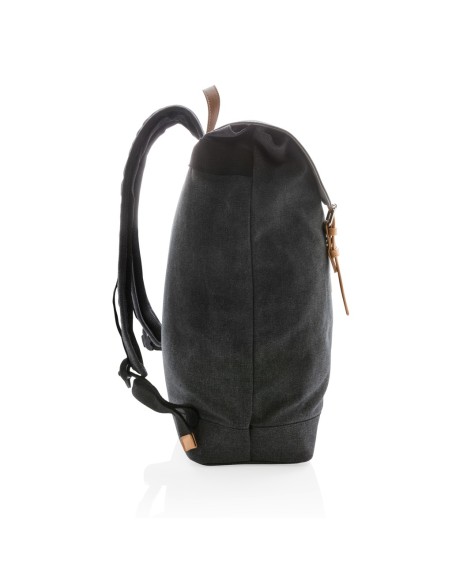 Mochila para portátil de lona sin PVC