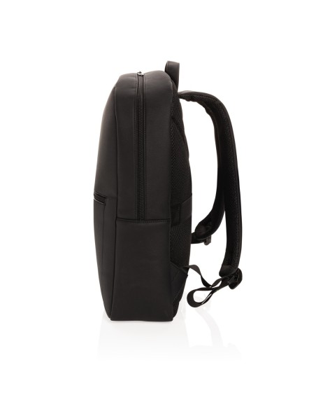 Mochila para portátil Swiss Peak de cuero vegano sin PVC