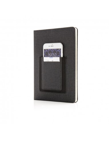 Libreta A5 Deluxe con bolsillo para teléfono
