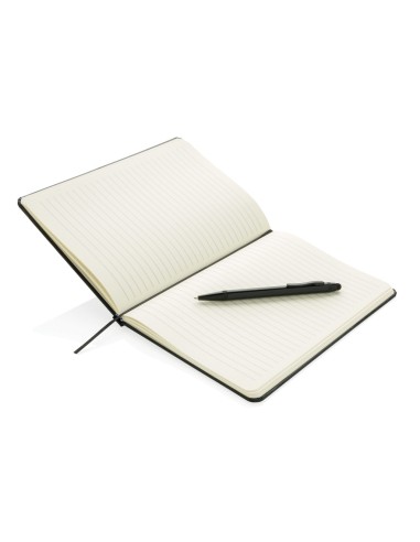 Libreta básica A5 de tapa dura con bolígrafo