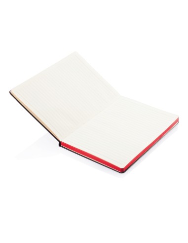 Libreta A5 deluxe tapa dura y bordes a color