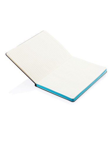 Libreta A5 deluxe tapa dura y bordes a color