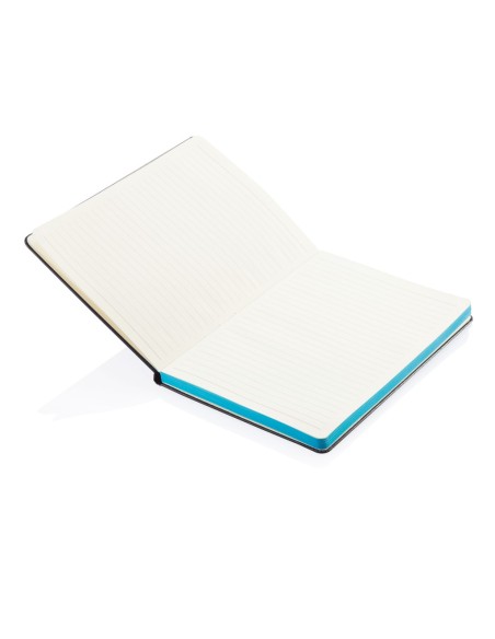 Libreta A5 deluxe tapa dura y bordes a color