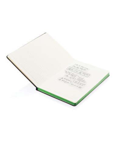 Libreta A5 deluxe tapa dura y bordes a color