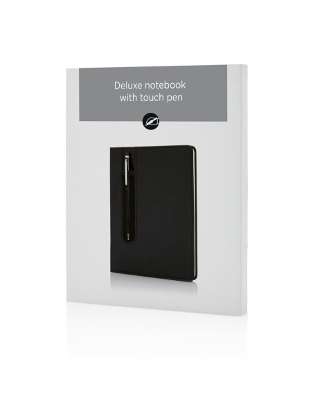 Libreta A5 PU básica con bolígrafo táctil