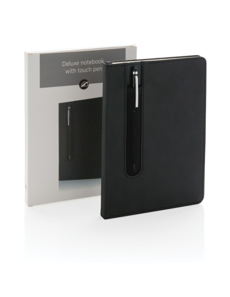 Libreta A5 PU básica con bolígrafo táctil