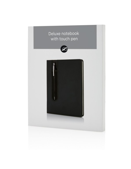 Libreta A5 PU básica con bolígrafo táctil