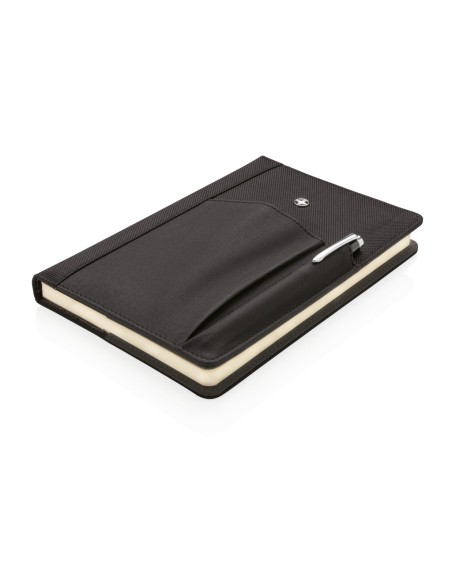 Set de libreta Swiss Peak intercambiable con bolígrafo
