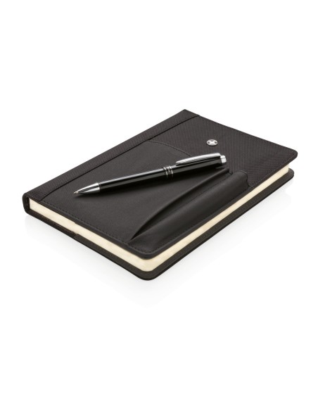 Set de libreta Swiss Peak intercambiable con bolígrafo