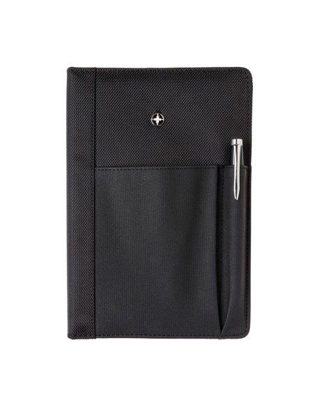 Set de libreta Swiss Peak intercambiable con bolígrafo