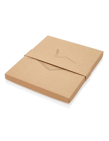 Libreta A5 con bolígrafo touch de bambú