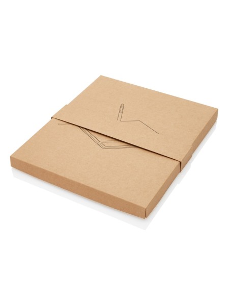 Libreta A5 con bolígrafo touch de bambú