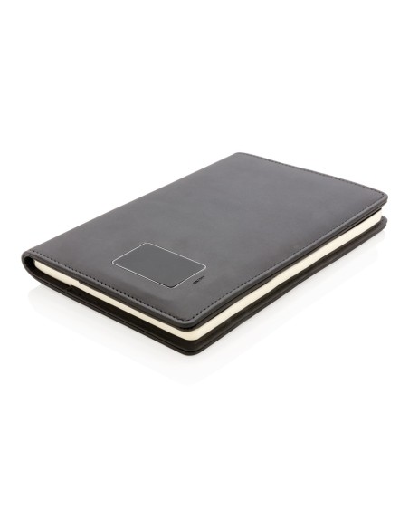 Libreta con logo iluminado
