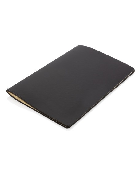 Libreta de tapa blanda de PU con borde de color