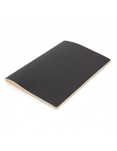 Libreta de tapa blanda de PU con borde de color