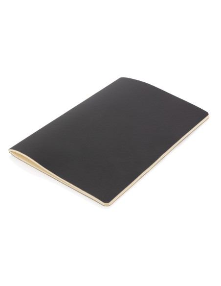 Libreta de tapa blanda de PU con borde de color