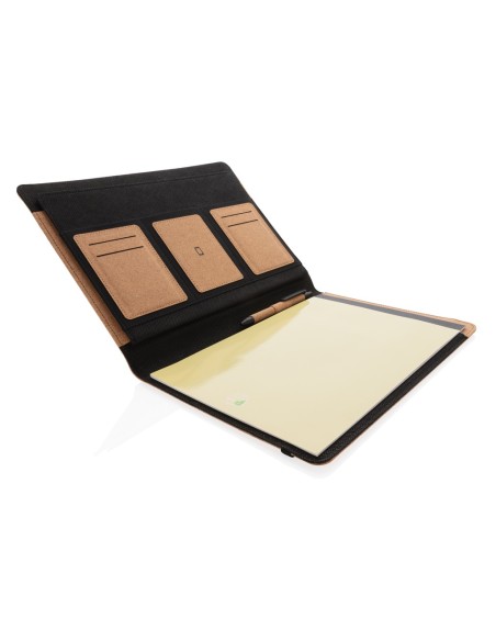 Carpeta de corcho Deluxe A4 con bolígrafo