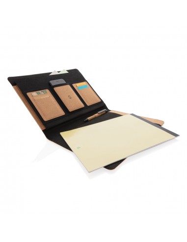 Carpeta de corcho Deluxe A4 con bolígrafo