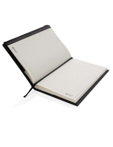 Libreta A5 de PU con cremallera