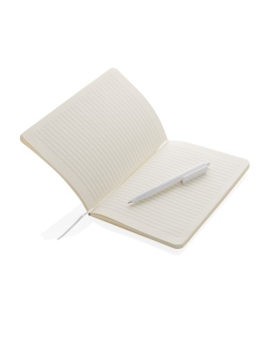 Libreta A5 antimicrobiana y set bolígrafos X3