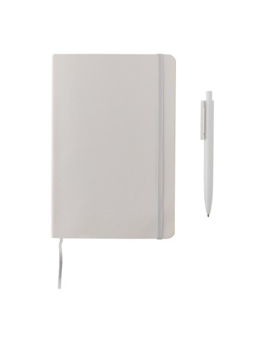 Libreta A5 antimicrobiana y set bolígrafos X3