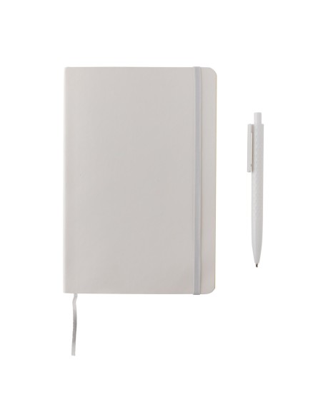 Libreta A5 antimicrobiana y set bolígrafos X3