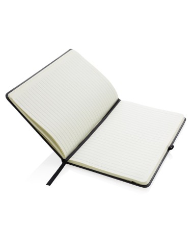 Libreta A5 de cuero reciclado de tapa dura