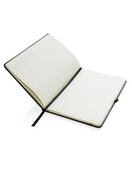 Libreta A5 de cuero reciclado de tapa dura