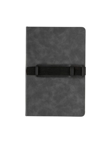 Cuaderno A5 de PU de tapa dura con soporte para...