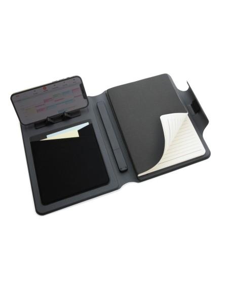 Libreta Artic magnética A5 con carga inalámbrica 10W