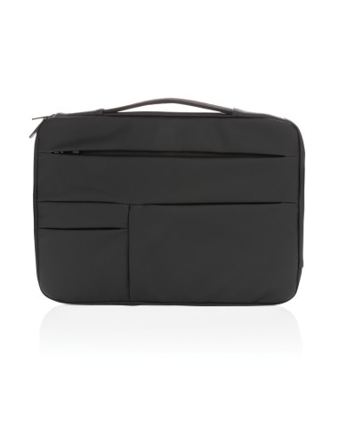 Funda lisa de PU para portátil de 15,6" con asa
