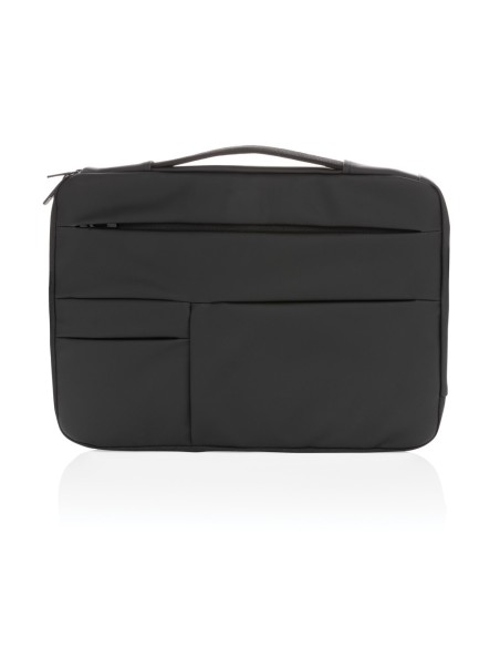 Funda lisa de PU para portátil de 15,6" con asa