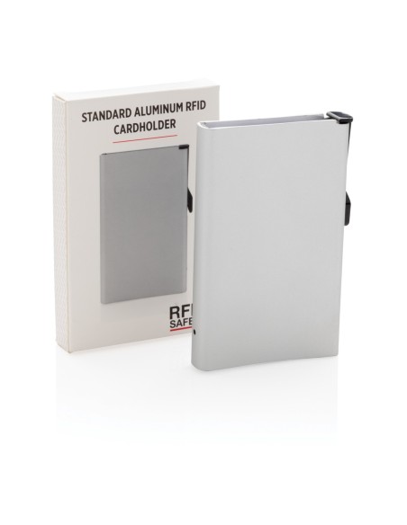 Tarjetero RFID de aluminio estándar